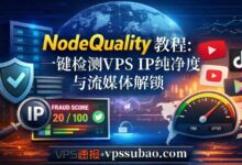 NodeQuality教程：一键检测VPS IP纯净度与流媒体解锁-VPS速报